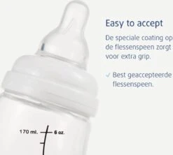 Difrax - S-Fles Natural - Babyfles Bruin- 0+ Maanden - 170ml -Pasgeborenen En Jonge Kinderen 1200x1078