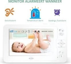 ELRO BC2000 Babyfoon Premium - Met 12,7 Cm Monitor Full HD - Pan/Tilt Camera -Pasgeborenen En Jonge Kinderen 1200x1079 3
