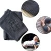 Merkloos Set Van 2 Baby Kniebeschermers - Lichtgrijs En Donkergrijze Baby Kniepads - Unisex - One Size