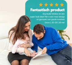 Baby Fotolijst Met Klei Voetafdruk & Handafdruk – Kraamcadeau Babyshower - Gipsafdruk Baby - Kraampakket/Geboorte Cadeau -Pasgeborenen En Jonge Kinderen 1200x1080 3