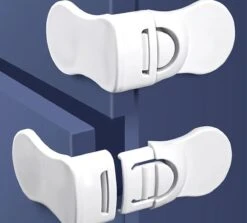 Kinderslot Kastjes - Kinderslot - (2 STUKS) - Kastslot - Lade Slot - Baby Veiligheid - Baby Lock - Zelfklevend