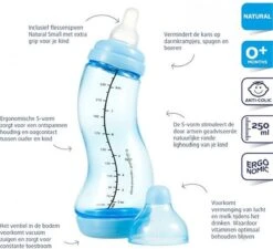 Difrax - S-Fles Natural - Babyfles Caramel - 0+ Maanden - 250ml -Pasgeborenen En Jonge Kinderen 1200x1093