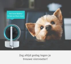KROMS Babyfoon Met Camera En App - Huisdiercamera - Bewegingsdetectie - Automatisch Volgen - 1080P HD - Beveiligingscamera - Spraakfunctie - Babyfoon Met Camera - Hondencamera -Pasgeborenen En Jonge Kinderen 1200x1094 3