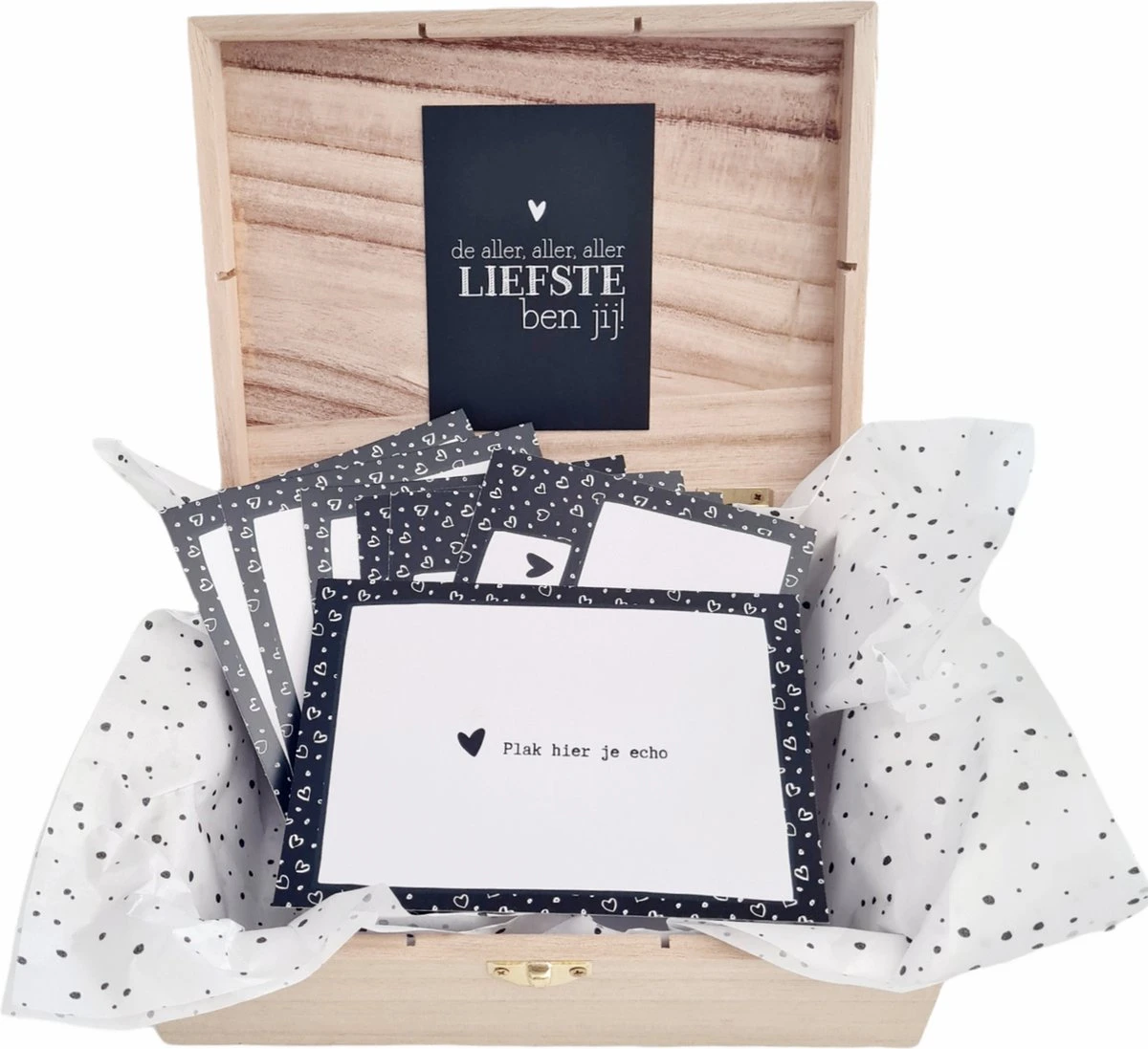 Echo Bewaarkistje Incl. Baby Echo Invul Kaarten - MammaZenn - Baby Echo Bewaardoos - Baby Echo Cadeau Kistje Met Kaarten - Baby Echo Boekje 7 Echo Bewaarkistje Incl. Baby Echo Invul Kaarten - MammaZenn - Baby Echo Bewaardoos - Baby Echo Cadeau Kistje Met Kaarten - Baby Echo Boekje - Afbeelding 7