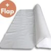 Thuiser Opblaasbare Bedrand Met Flap - 120CM - Bedrand Kinderen - Bedhekje - Bedhek - Bedbumper - Bedrail - Bedrand Baby - Uitvalbescherming - Bedbeveiliging - Uitvalbeveiliging Bed - Bedhekjes - Bedhekje Peuter - Valbeveiliging Bed - Bedhekje Safety