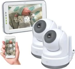 ELRO BC3000-2 Babyfoon Royale - Met 12,7 Cm Touchscreen Monitor HD- & App - Met Extra Camera - Voor 2 Kinderen 18 ELRO BC3000-2 Babyfoon Royale - Met 12,7 Cm Touchscreen Monitor HD- & App - Met Extra Camera - Voor 2 Kinderen -Pasgeborenen En Jonge Kinderen 1200x1101 3