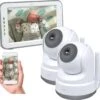 ELRO BC3000-2 Babyfoon Royale - Met 12,7 Cm Touchscreen Monitor HD- & App - Met Extra Camera - Voor 2 Kinderen