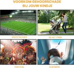 BABYGENIC Gehoorbescherming Baby - Gehoorbescherming Kinderen - -Pasgeborenen En Jonge Kinderen 1200x1103 4