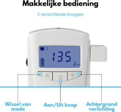 Pro Bellia® Professionele Doppler Incl. Ultrasound Gel & Batterijen & Oordopjes - Baby Hartje Monitor - Zwangerschapscadeau - Babyshower -Pasgeborenen En Jonge Kinderen 1200x1106 4