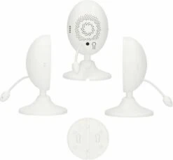 Alecto DVM-140 - Babyfoon Met Camera - Temperatuurweergave - Wit -Pasgeborenen En Jonge Kinderen 1200x1107 3