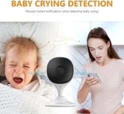 Babyfoon Met Camera - Met App - Geluid En Bewegingsdetectie - 32 Gb SD Card - Nachtvisie - Full HD - Wifi - Wit 14 Babyfoon Met Camera - Met App - Geluid En Bewegingsdetectie - 32 Gb SD Card - Nachtvisie - Full HD - Wifi - Wit -Pasgeborenen En Jonge Kinderen 1200x1110