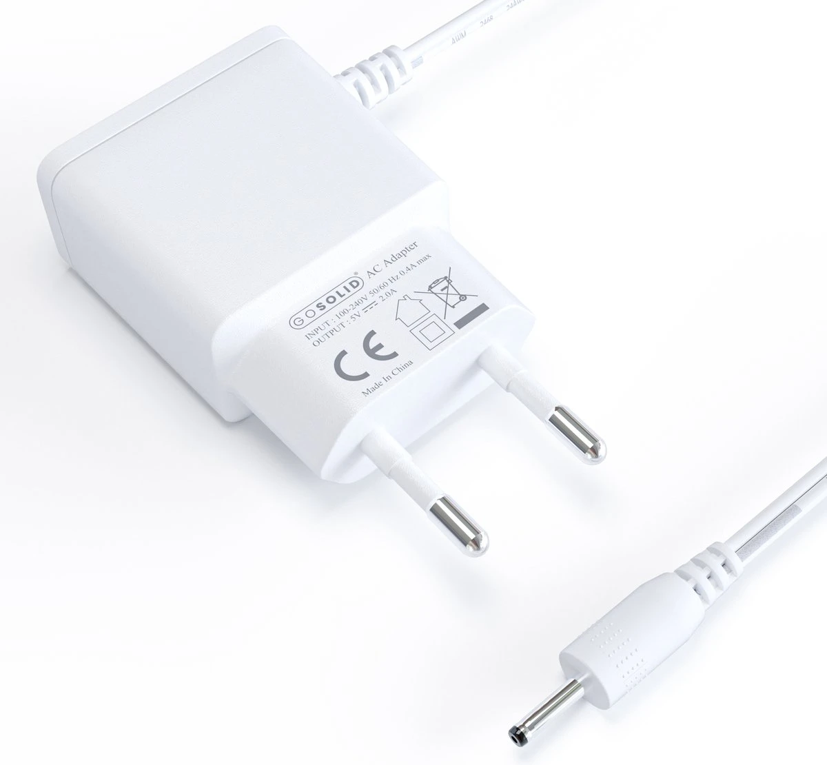 GO SOLID! ® Philips Avent Series Oplader - Babyfoon - 6V - 0.8A 1 GO SOLID! ® Philips Avent Series Oplader - Babyfoon - 6V - 0.8A