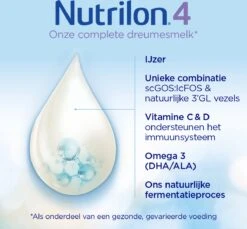 Nutrilon 4 Dreumesmelk – Flesvoeding Vanaf 1 Jaar – 800g -Pasgeborenen En Jonge Kinderen 1200x1112 1