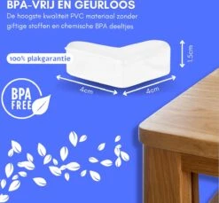 Merkloos Hoekbeschermers Baby - 8 Stuks - Tafelhoek Beschermers - Hoekbeschermers Tafel - Transparant -Pasgeborenen En Jonge Kinderen 1200x1112 13