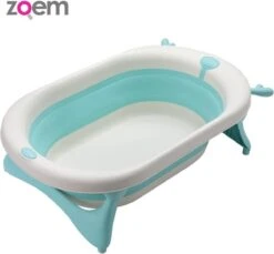 Baby Badje - Blauw - Kraamcadeau - Kado - Geboorte - Verzorging - Inklapbaar Badje - Opvouwbaar Badje - Bath Bucket - Babygeschenk - Baby Artikel