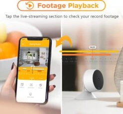 Laxihub M1 – Babyfoon Met Camera - Beveiligingscamera Binnen – Full HD Resolutie - Inclusief 32GB SD Kaart -Pasgeborenen En Jonge Kinderen 1200x1114 4