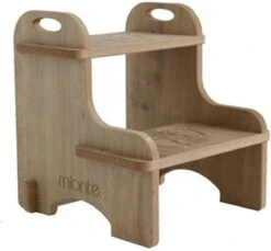 Merkloos Montessori Leertoren - Opstapje - Learning Tower - Keukentoren - Leertoren Kids - Kindertrap - Opstapje Montessori