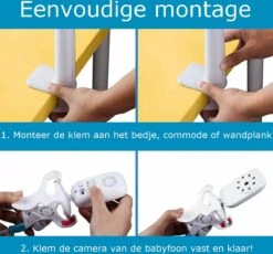 Babyfoonhouder - Babyfoon Houder - Universeel Voor Ieder Type Babyfoon - 100 Cm - Flexibel, Stevig En Veilig Voor Perfect Zicht -Pasgeborenen En Jonge Kinderen 1200x1116 6