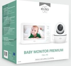ELRO BC2000 Babyfoon Premium - Met 12,7 Cm Monitor Full HD - Pan/Tilt Camera -Pasgeborenen En Jonge Kinderen 1200x1120 8