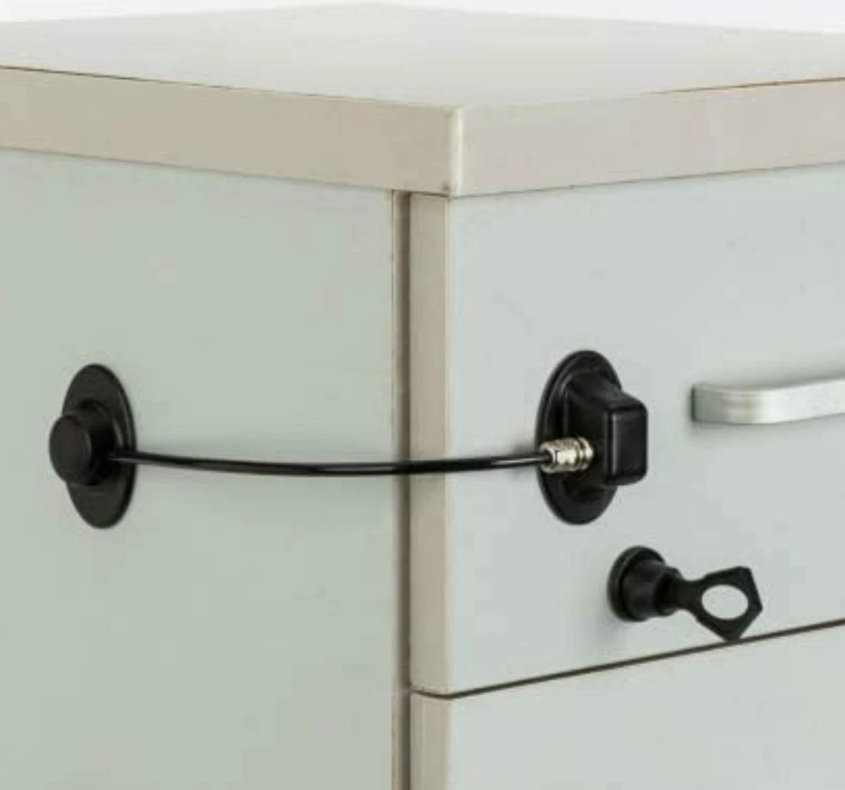 Gohh Koelkast Slot Met Magneetsleutel 1 Stuks Zwart 4 Gohh Koelkast Slot Met Magneetsleutel 1 Stuks Zwart - Afbeelding 4