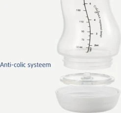 Difrax - S-Fles Duopack - Wit/Blauw - 250ml - 0+ Maanden -Pasgeborenen En Jonge Kinderen 1200x1125 9