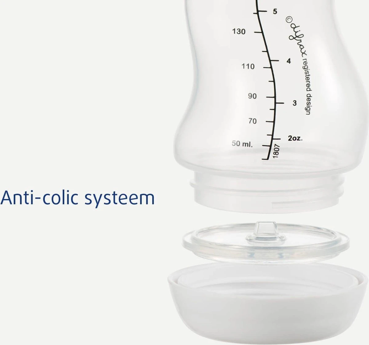 Difrax - S-Fles Duopack - Bruin/Roze - 250ml - 0+ Maanden 8 Difrax - S-Fles Duopack - Bruin/Roze - 250ml - 0+ Maanden - Afbeelding 8