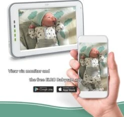 ELRO BC3000-2 Babyfoon Royale - Met 12,7 Cm Touchscreen Monitor HD- & App - Met Extra Camera - Voor 2 Kinderen 17 ELRO BC3000-2 Babyfoon Royale - Met 12,7 Cm Touchscreen Monitor HD- & App - Met Extra Camera - Voor 2 Kinderen -Pasgeborenen En Jonge Kinderen 1200x1130 3