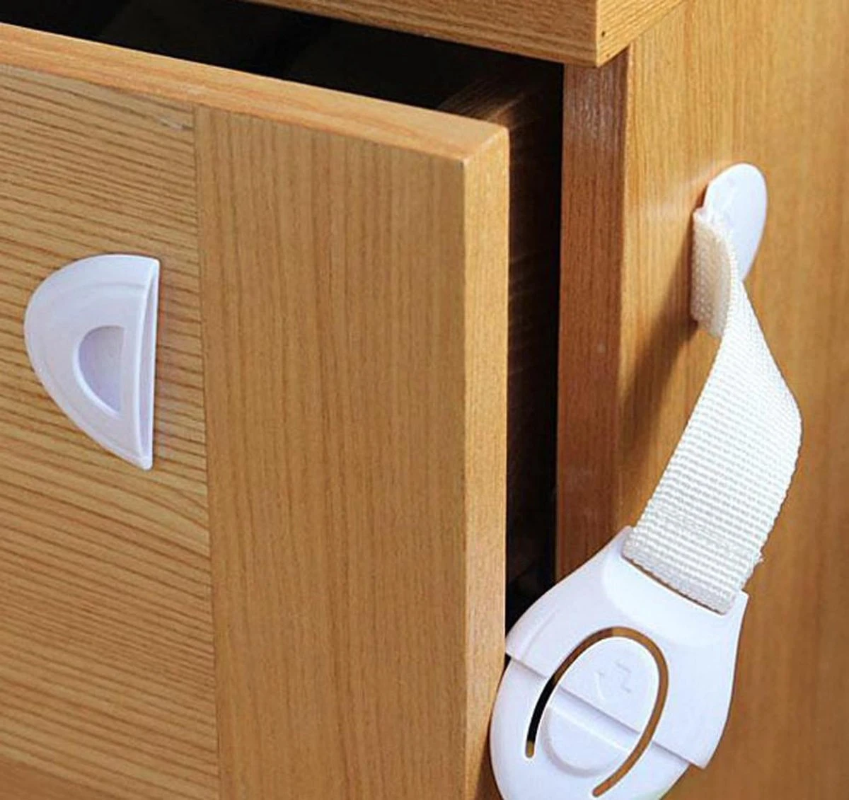 Merkloos Baby Veiligheid Slot - Afsluiten Van Kasten - 4 Stuks 2 Merkloos Baby Veiligheid Slot - Afsluiten Van Kasten - 4 Stuks - Afbeelding 2