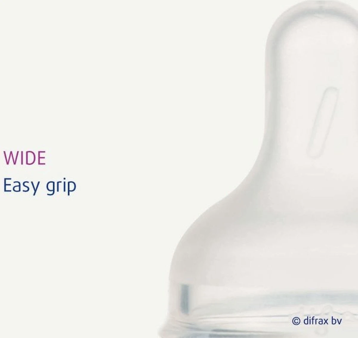 Difrax Flessenspeen Papspeen Wide/Breed - Maat XL - 2 Stuks 8 Difrax Flessenspeen Papspeen Wide/Breed - Maat XL - 2 Stuks - Afbeelding 8