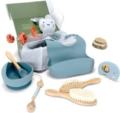 Azapla Baby Gift - Baby Cadeau Box - Baby Borstel - Baby Douche Pakket - Toddler Eating Set -Pasgeborenen En Jonge Kinderen 1200x1133 8