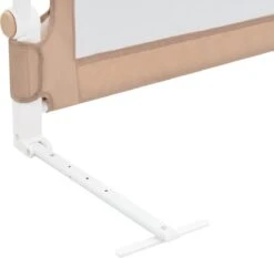 VidaXL Bedhekje Peuter 180x42 Cm Polyester Taupe -Pasgeborenen En Jonge Kinderen 1200x1134 1