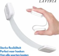 Lavinia - 10 Stuks - Kinderslot Kastjes – Kinderslot Kast – Kinderslot Deur – Kinderslot Keukenkastje – Kindersloten – Kinderbeveiliging Voor Kasten – Veiligheidshaakjes