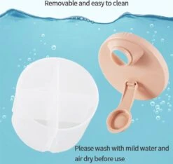 Without Lemon - Baby Melkpoeder Doseer Box - Voeding Bewaardoos - Schenkdop - 4 Compartimenten - Roze -Pasgeborenen En Jonge Kinderen 1200x1135 2