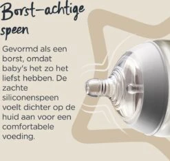 Tommee Tippee Advanced Anti-Colic Zuigfles Spenen, Borst-achtig, Zacht Silicone, Normale Uitstroomsnelheid, 3m+, Verpakking Van 2 -Pasgeborenen En Jonge Kinderen 1200x1135