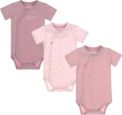 Dirkje Baby Meisjes 3 Pack Rompertje - Maat 74/80