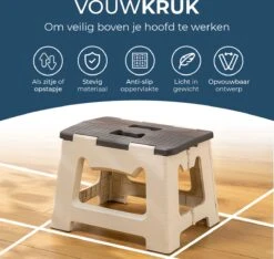 Opstapje Inklapbaar - Opvouwbaar Krukje - Opstapkrukje - Inklapbaar Krukje – Caravan Opstapje – Opstapkruk - Keukentrapje - Opvouwbaar Krukje Camping - Opstapje Volwassenen - Opstapje Kind - Keukenkruk - Opvouwbaar Krukje Om Op Te Staan -Pasgeborenen En Jonge Kinderen 1200x1137 12
