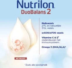 Nutrilon Duobalans 2 - Flesvoeding Vanaf 6 Maanden - 800g -Pasgeborenen En Jonge Kinderen 1200x1137
