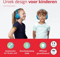 Alpine Muffy Kids Kinder Oorkap - Premium Gehoorbescherming Voor Kinderen Tot 16 Jaar - Verstelbare Oorbescherming Met Draagtas - 25 DB SNR - Blauw -Pasgeborenen En Jonge Kinderen 1200x1139 5