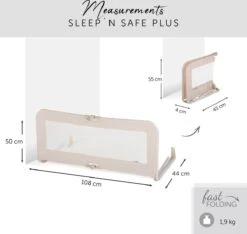 Hauck Sleep N Safe Plus Bedhekje - Beige 5 Hauck Sleep N Safe Plus Bedhekje - Beige -Pasgeborenen En Jonge Kinderen 1200x1139 6