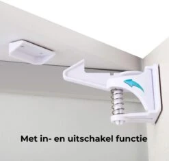 Kast-/ladeslot 12 Stuks - Onzichtbaar En Zelfklevend Door 3M Technologie - Kinderslot - Aan/uit Schakelfunctie - Veiligheidshaakje -Pasgeborenen En Jonge Kinderen 1200x1140 11