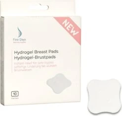 First Days Hydrogel Pads -Tepelbeschermers - 10 STUKS - Verkoeling Van Gevoelige Of Pijnlijke Tepels Helpt Bij Herstel - Direct Verkoelend Effect - Borstvoeding -Pasgeborenen En Jonge Kinderen 1200x1142 4