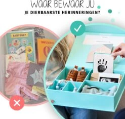Kraamcadeau Jongen En Meisje - Baby Memory Box – Herinneringsdoos, Babyshower Cadeau - Unisex Geschenkset Mint Groen 18 Kraamcadeau Jongen En Meisje - Baby Memory Box – Herinneringsdoos, Babyshower Cadeau - Unisex Geschenkset Mint Groen -Pasgeborenen En Jonge Kinderen 1200x1142 5