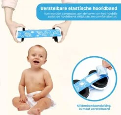 Amaeze Gehoorbescherming Kinderen – Gehoorbescherming Baby - Oorkappen Voor Baby En Peuter –Iinclusief Drie Kleuren Verstelbare Banden -Pasgeborenen En Jonge Kinderen 1200x1143 6