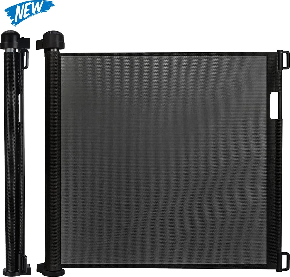 W&Z® Oprolbaar Traphekje - Veiligheid In Huis - Veiligheidshekje Voor Baby - Kinderhekje - Hondenhek - Zwart 1 W&Z® Oprolbaar Traphekje - Veiligheid In Huis - Veiligheidshekje Voor Baby - Kinderhekje - Hondenhek - Zwart