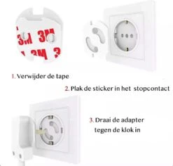 Merkloos 10x Stopcontact Beveiliging – Bescherming Stopcontact – Veiligheid Voor De Baby – Zelfklevend – EU Stopcontact - Wit 8 Merkloos 10x Stopcontact Beveiliging – Bescherming Stopcontact – Veiligheid Voor De Baby – Zelfklevend – EU Stopcontact - Wit -Pasgeborenen En Jonge Kinderen 1200x1146 15