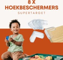 Supertarget - Hoek Beschermer 8 Stuks INCLUSIEF Verpakking - 3M - Tafelhoek Beschermers - Beschermhoeken - Veiligheid Baby Peuter En Kind - Zelfklevende Tafelhoek Beschermers - Transparant – Tafelhoekjes Bescherming - Kinderbeveiliging -Pasgeborenen En Jonge Kinderen 1200x1148 8
