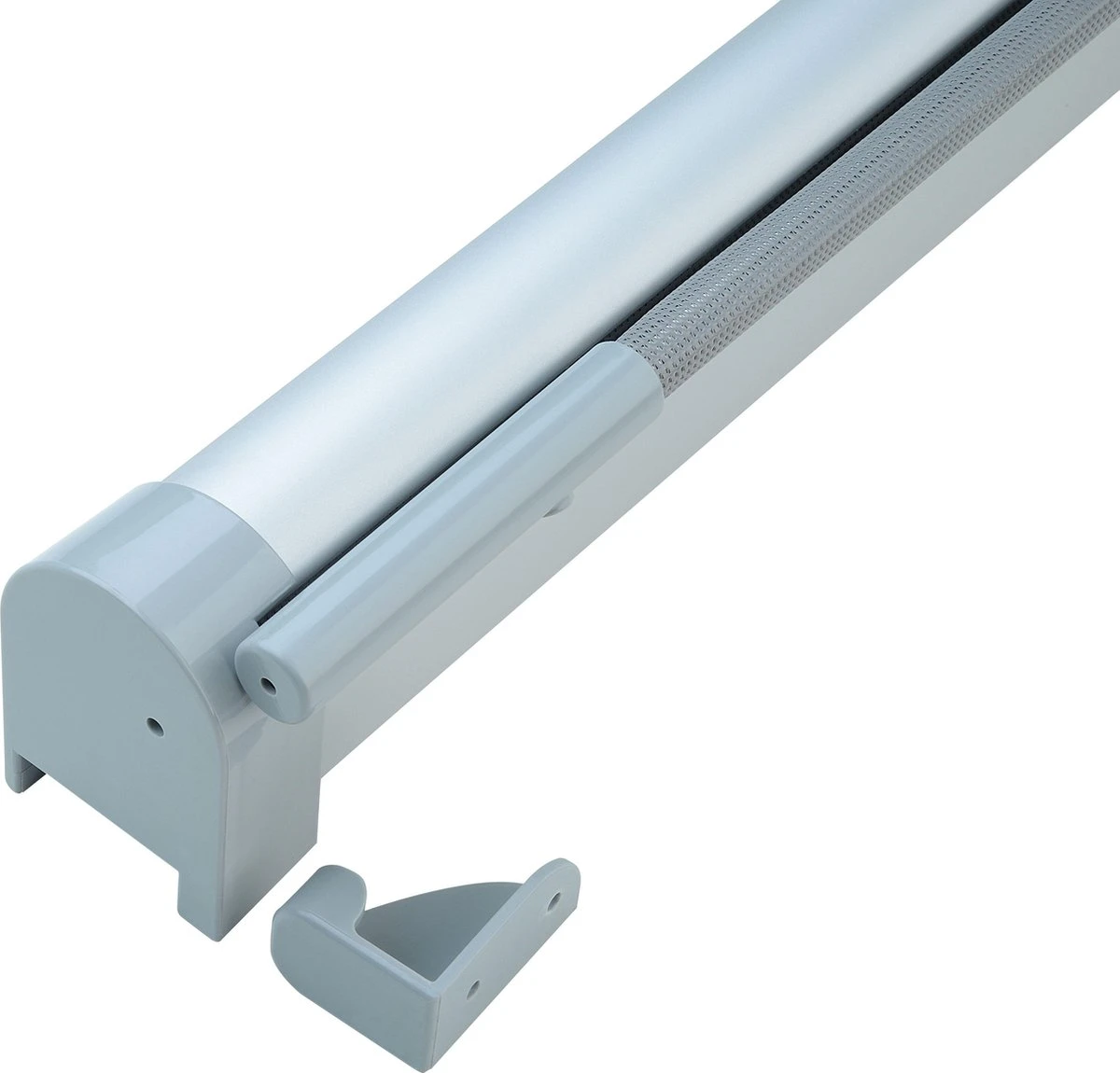 Balloe Oprolbaar Traphekje - Veiligheidshekje - Grijs - Voor Baby Of Hond 2 Balloe Oprolbaar Traphekje - Veiligheidshekje - Grijs - Voor Baby Of Hond - Afbeelding 2