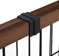 Relaxdays Uitschuifbaar Traphekje - Veiligheidshekje Zonder Boren - Kinderhekje Trap -Pasgeborenen En Jonge Kinderen 1200x1150