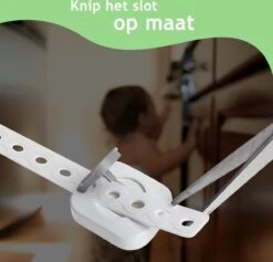 Dutchable Kinderslot Kastjes - Beveiliging Voor Kind - Kinderslot Op Maat - Kinderslot Deur - Kinderslot Lade - Kinderslot Koelkast - Kinderslot Raam - Zelfklevend Kinderslot - Kastslot - Child Lock - 6 Stuks - Wit -Pasgeborenen En Jonge Kinderen 1200x1151 2
