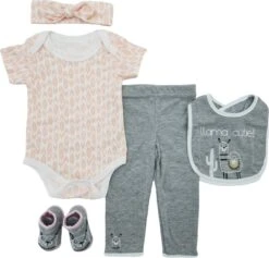 Spronkers® Baby Kleding Set 5 Stuks - Baby Kraamcadeau Meisje – Baby Cadeaupakket – Kraammand Baby Geschenkset - Roze 6-9 Maanden 12 Spronkers® Baby Kleding Set 5 Stuks - Baby Kraamcadeau Meisje – Baby Cadeaupakket – Kraammand Baby Geschenkset - Roze 6-9 Maanden -Pasgeborenen En Jonge Kinderen 1200x1152 5